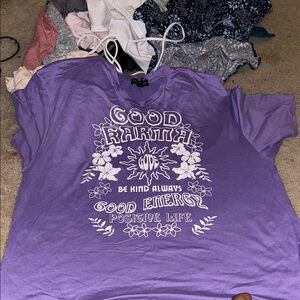 Purple Graphic T-Shirt